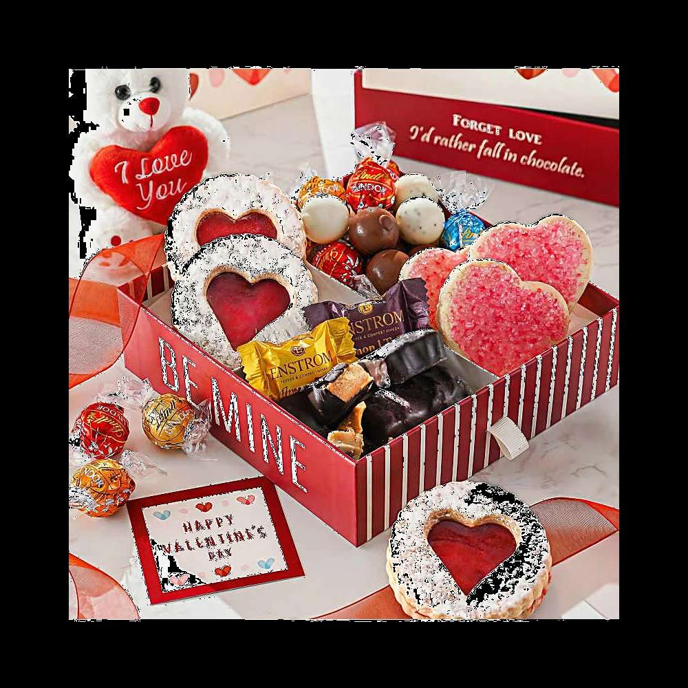 Valentines Day Chocolate & Cookies Box
