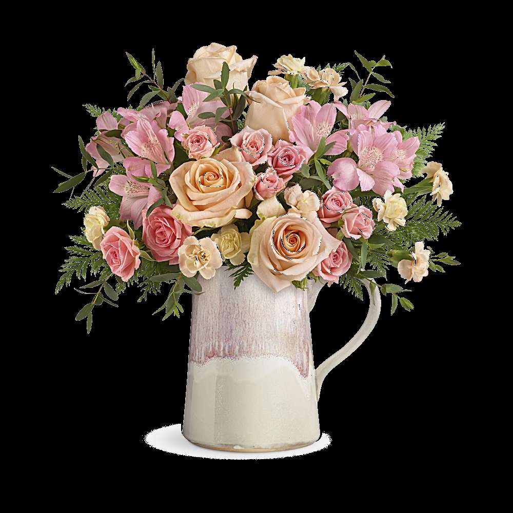 Teleflora's Artisanal Blush Bouquet