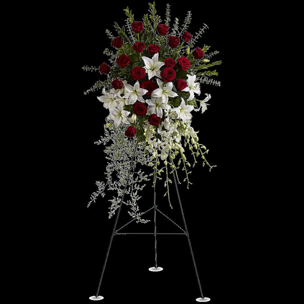 Lily and Rose Tribute Spray