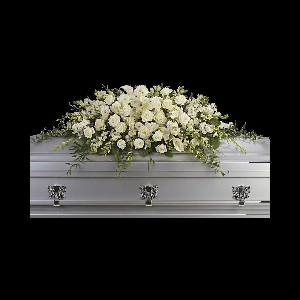 Purity and Peace Casket Spray