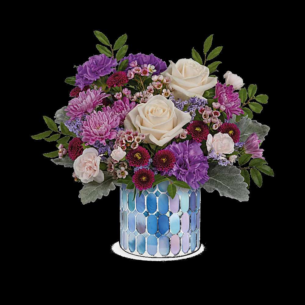Teleflora's Blue Beauty Bouquet