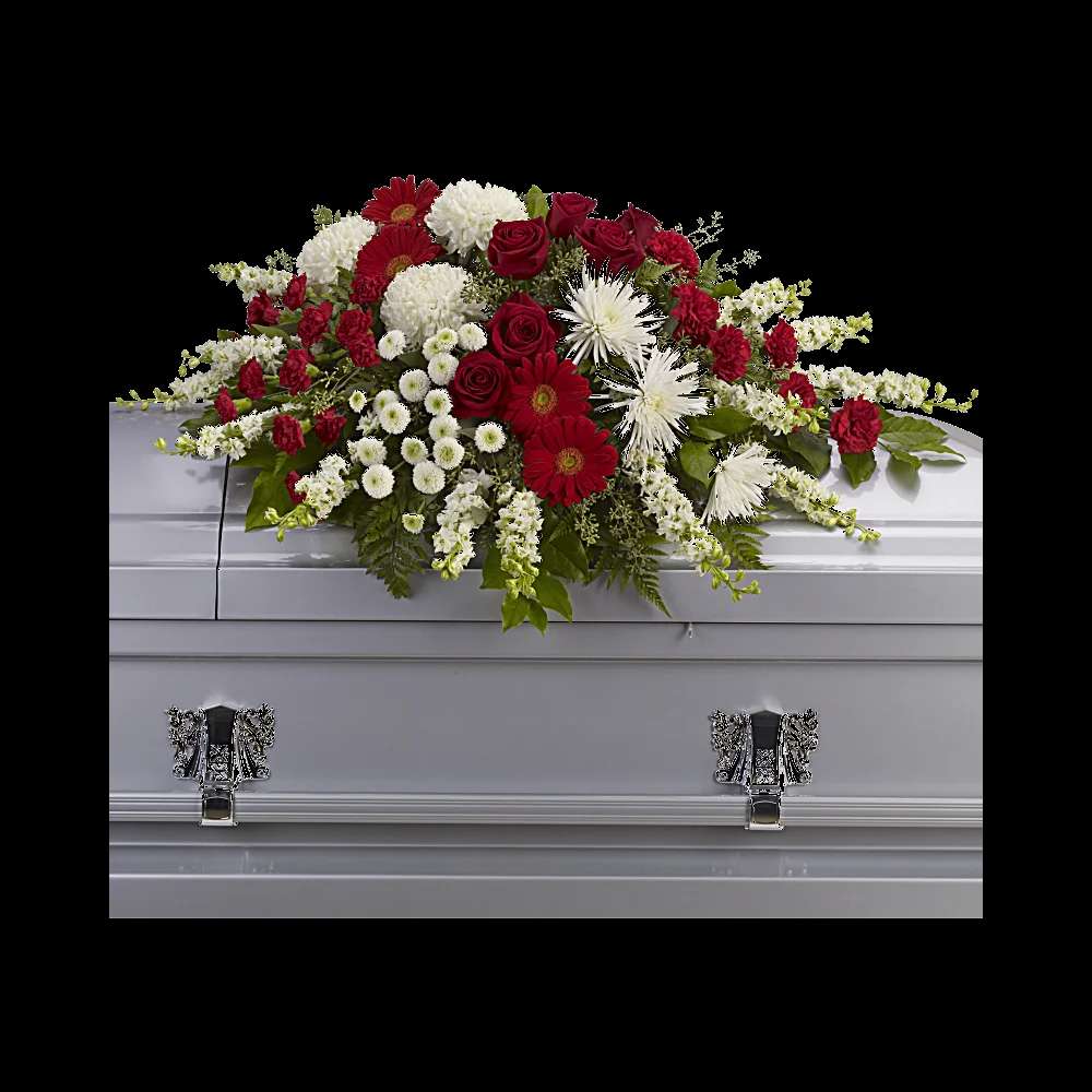 Strength and Wisdom Casket Spray