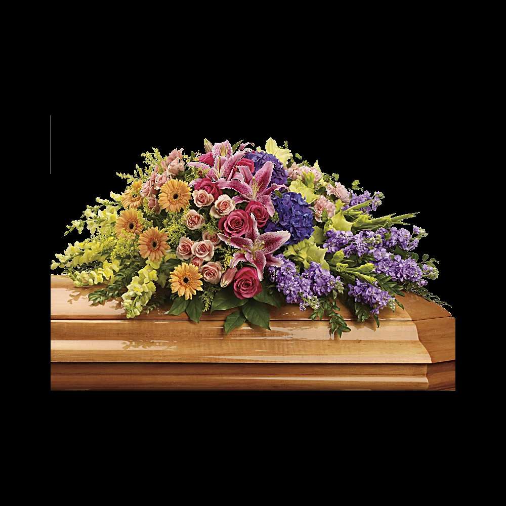 Garden of Sweet Memories Casket Spray