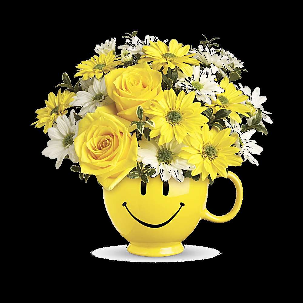 Teleflora's Be HappyÂ® Bouquet with Roses