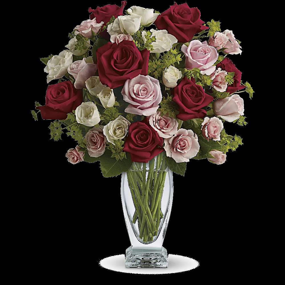 Cupid's Creation with Red Roses by Teleflora