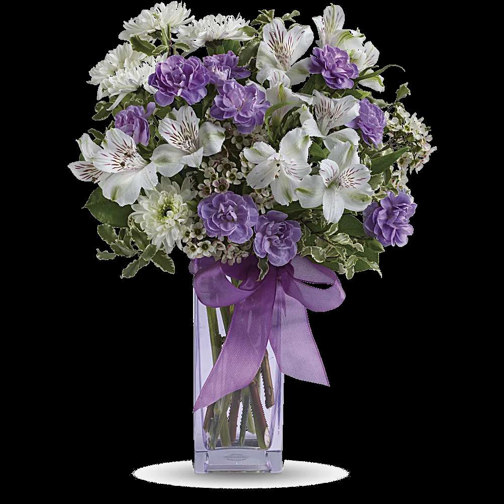 Teleflora's Lavender Laughter Bouquet