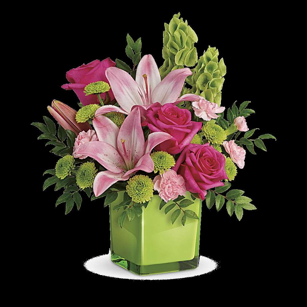 Teleflora's In Love With Lime Bouquet