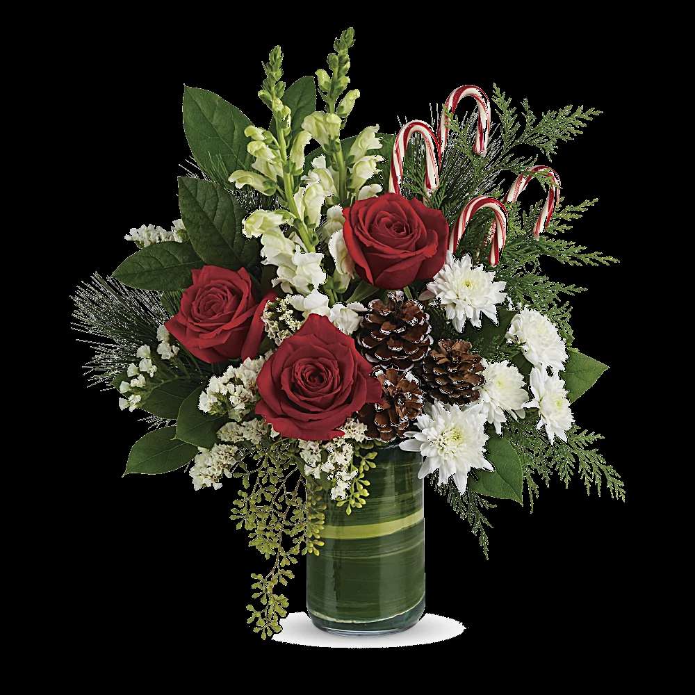 Teleflora's Festive Pines Bouquet