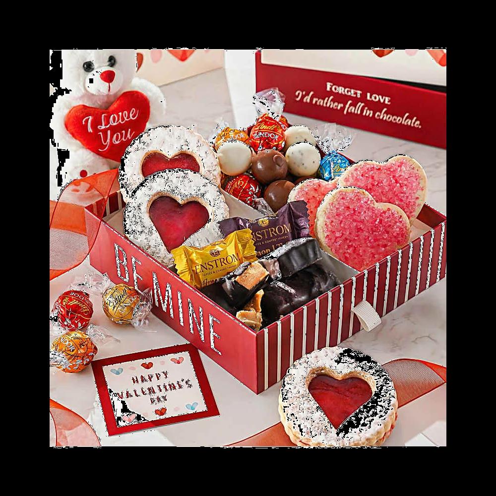 Valentines Day Chocolate & Cookies Box