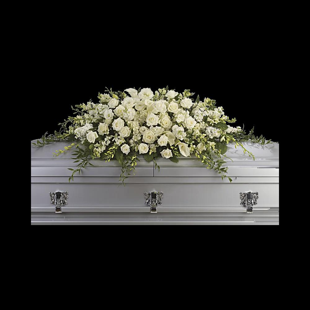 Purity and Peace Casket Spray