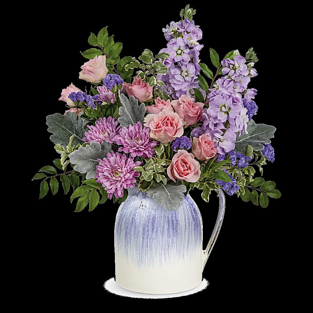 Teleflora's Pour on the Pretty Bouquet