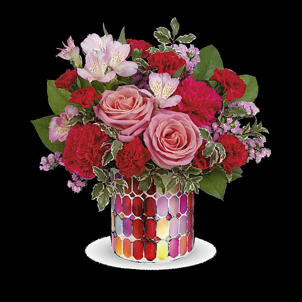 Teleflora's Charming Mosaic Bouquet