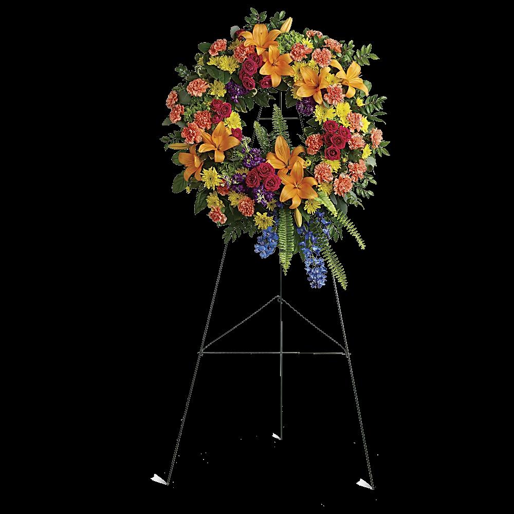 Colorful Serenity Wreath