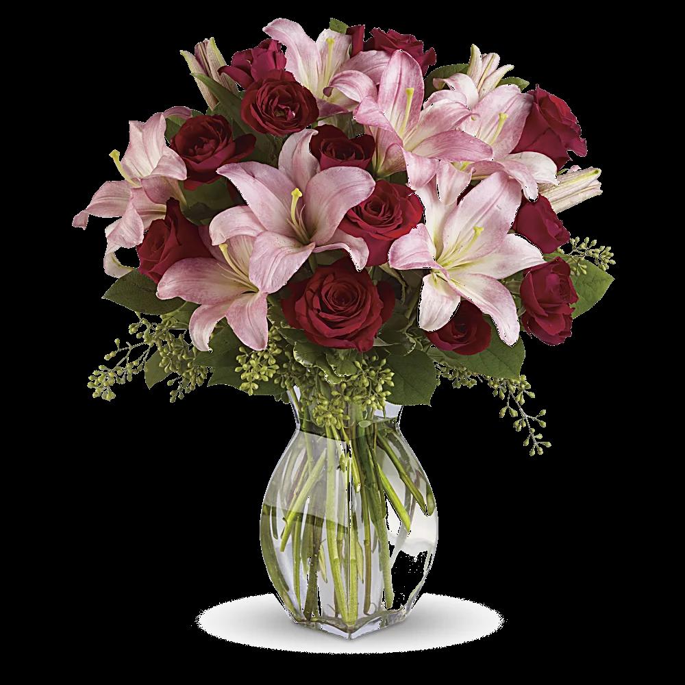 Lavish Love Bouquet with Long Stemmed Red Roses