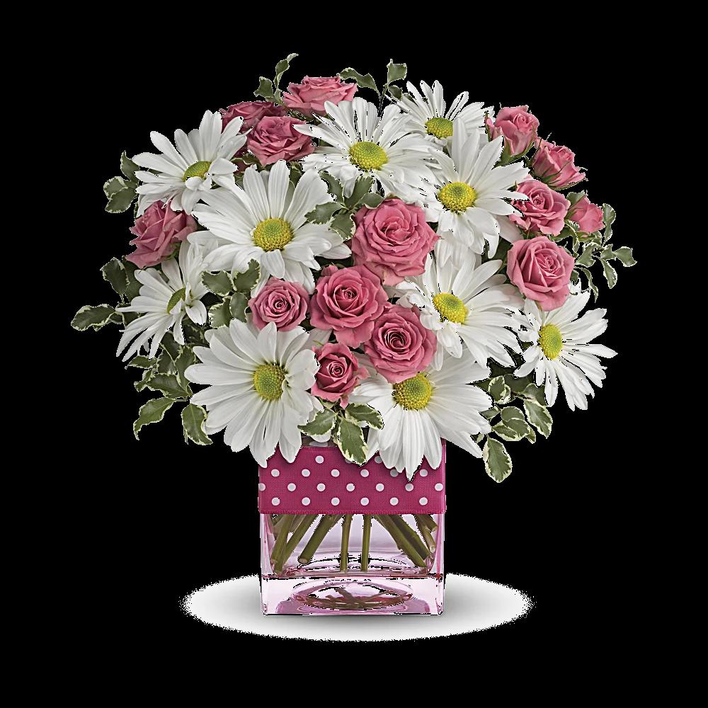 Teleflora's Polka Dots and Posies