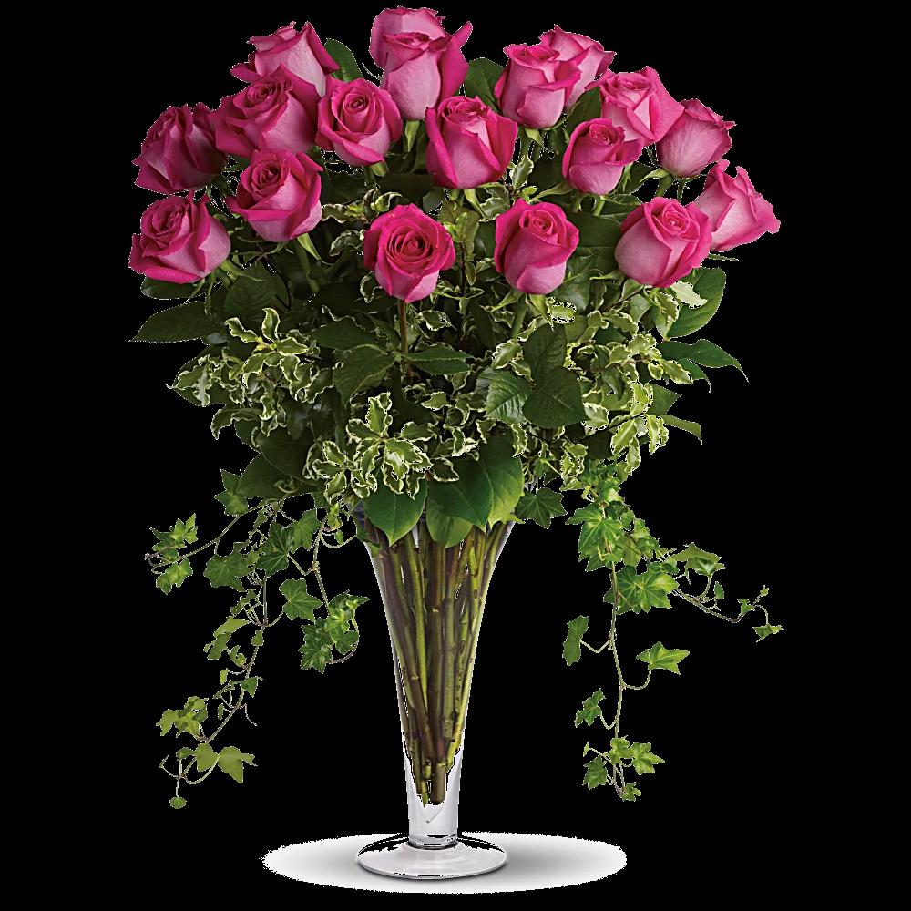 Dreaming in Pink - Long Stemmed Pink Roses