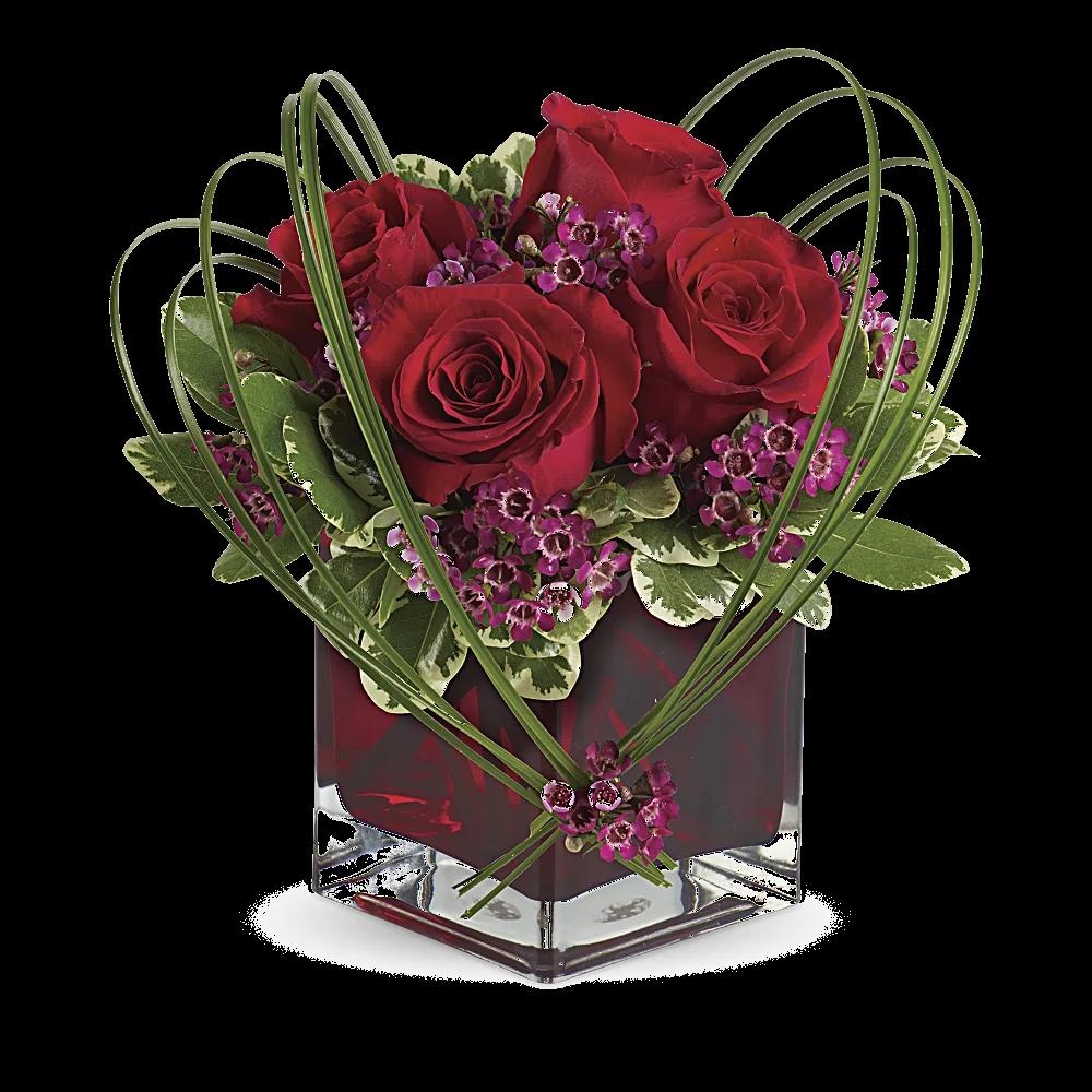 Teleflora's Sweet Thoughts Bouquet with Red Roses
