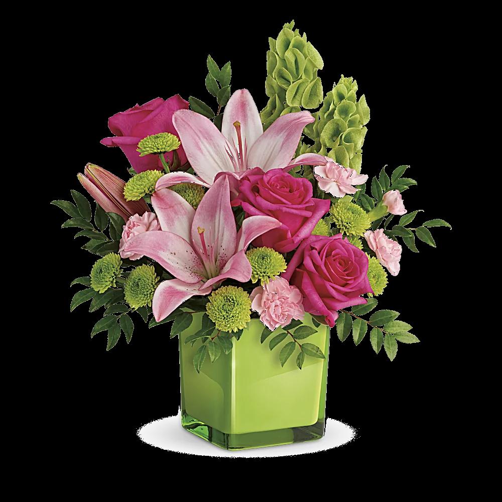 Teleflora's In Love With Lime Bouquet