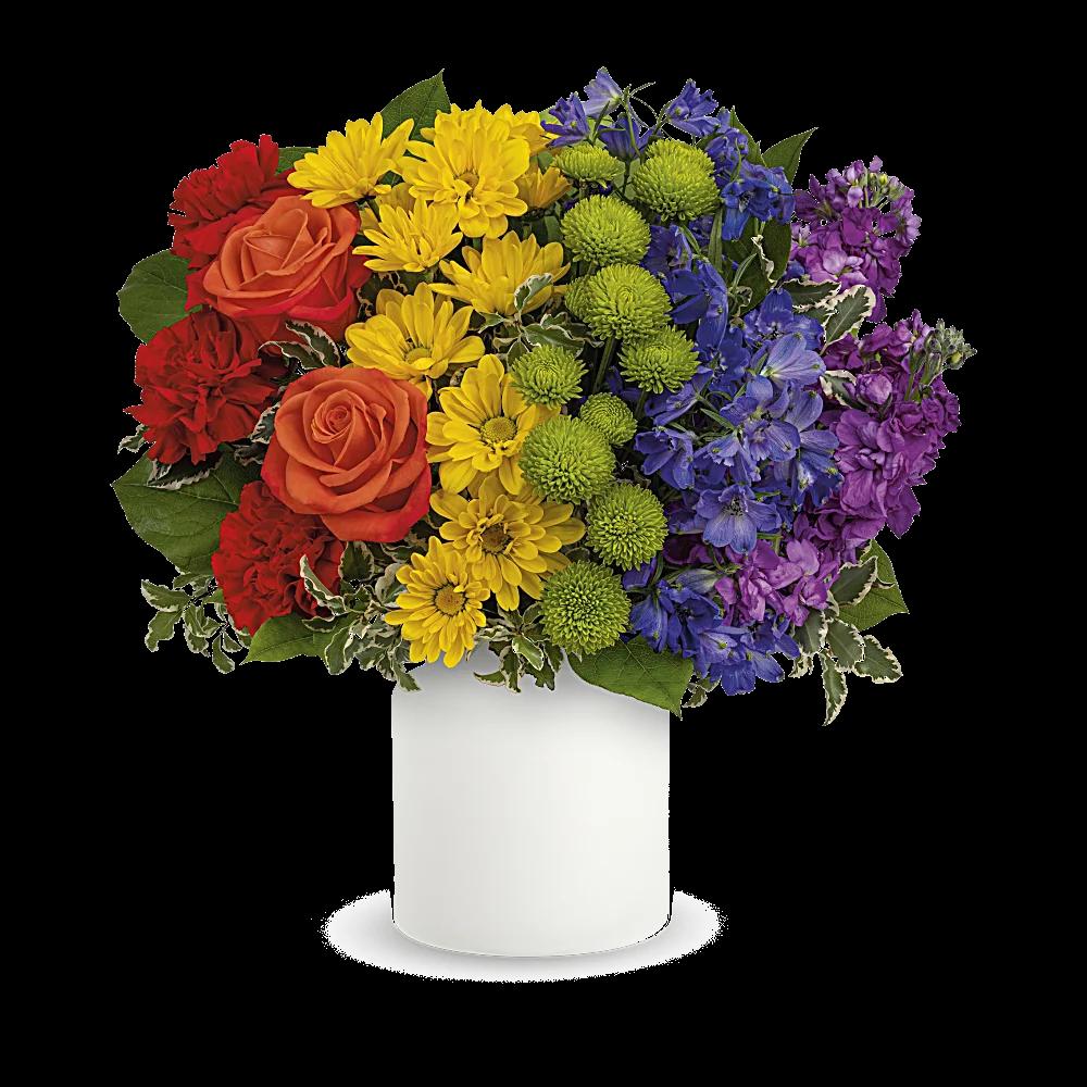 Teleflora's Rainbow Love Bouquet