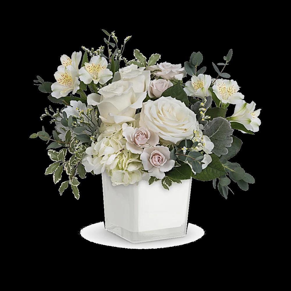Teleflora's Peaceful Clouds Bouquet