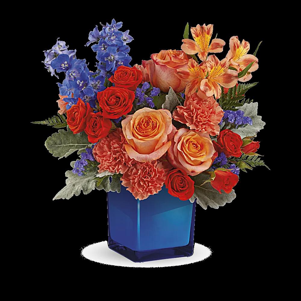 Teleflora's Blue Daydream Bouquet