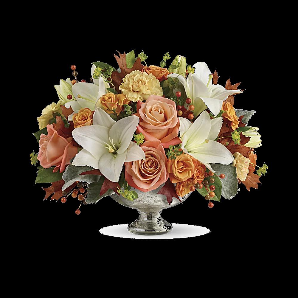 Teleflora's Harvest Shimmer Centerpiece