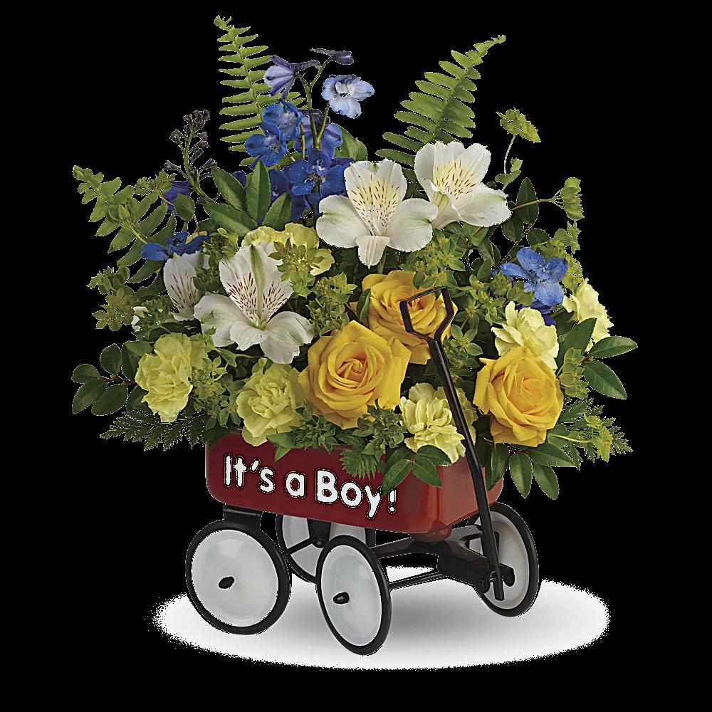 Teleflora's Sweet Little Wagon Bouquet