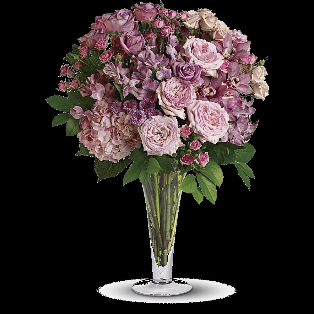 A La Mode Bouquet with Long Stemmed Roses