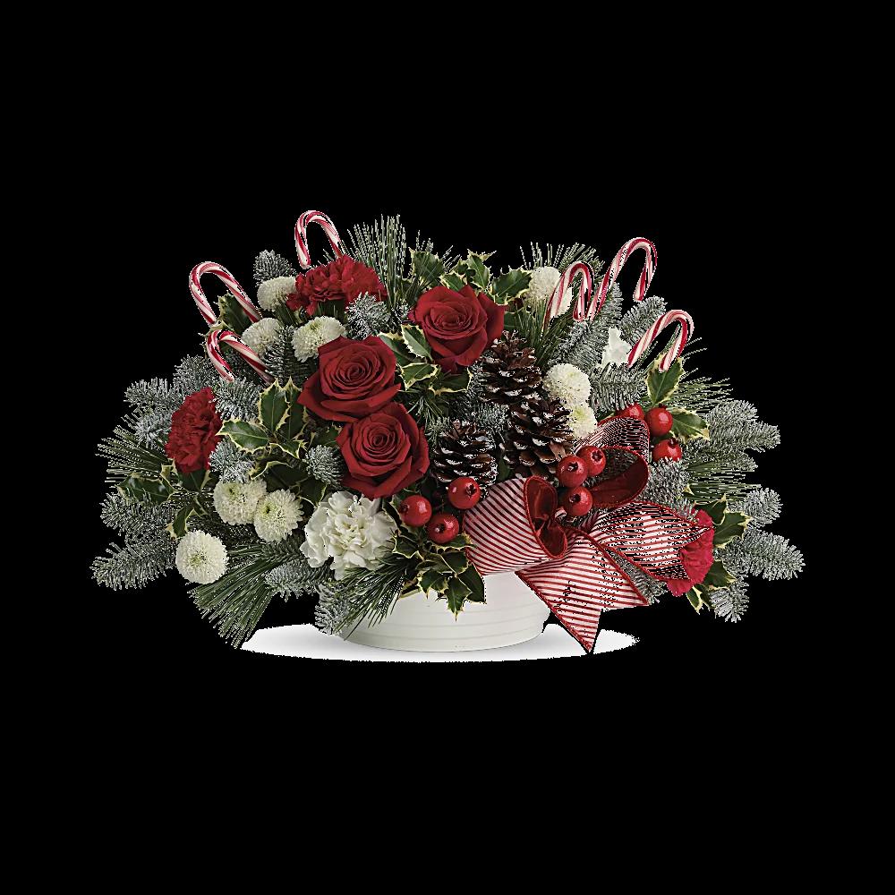 Jolly Candy Cane Bouquet